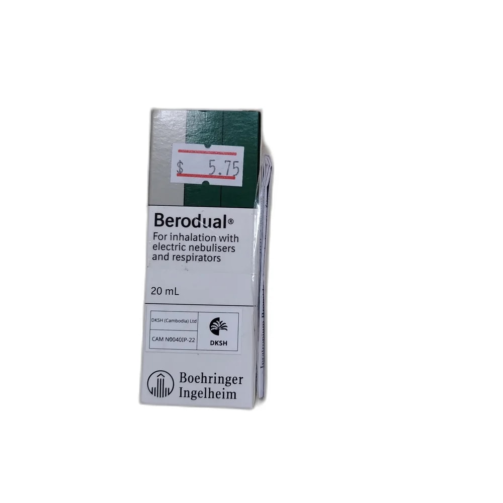 Berodual 250 mcg / 500 mcg per ml - PHARMACIE LA BELLE PHARMA 