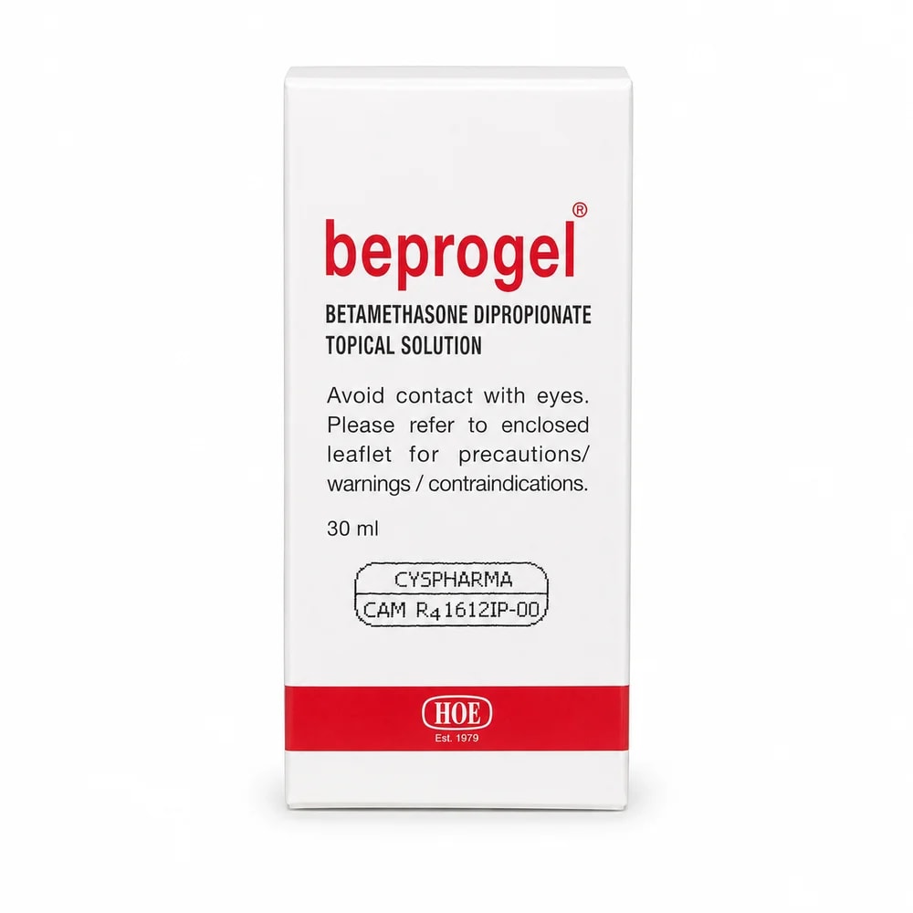 Beprogel Betamethasone dipropionate 0.064% w/v, equivalent to betamethasone 0.05% w/v - Kim Yi