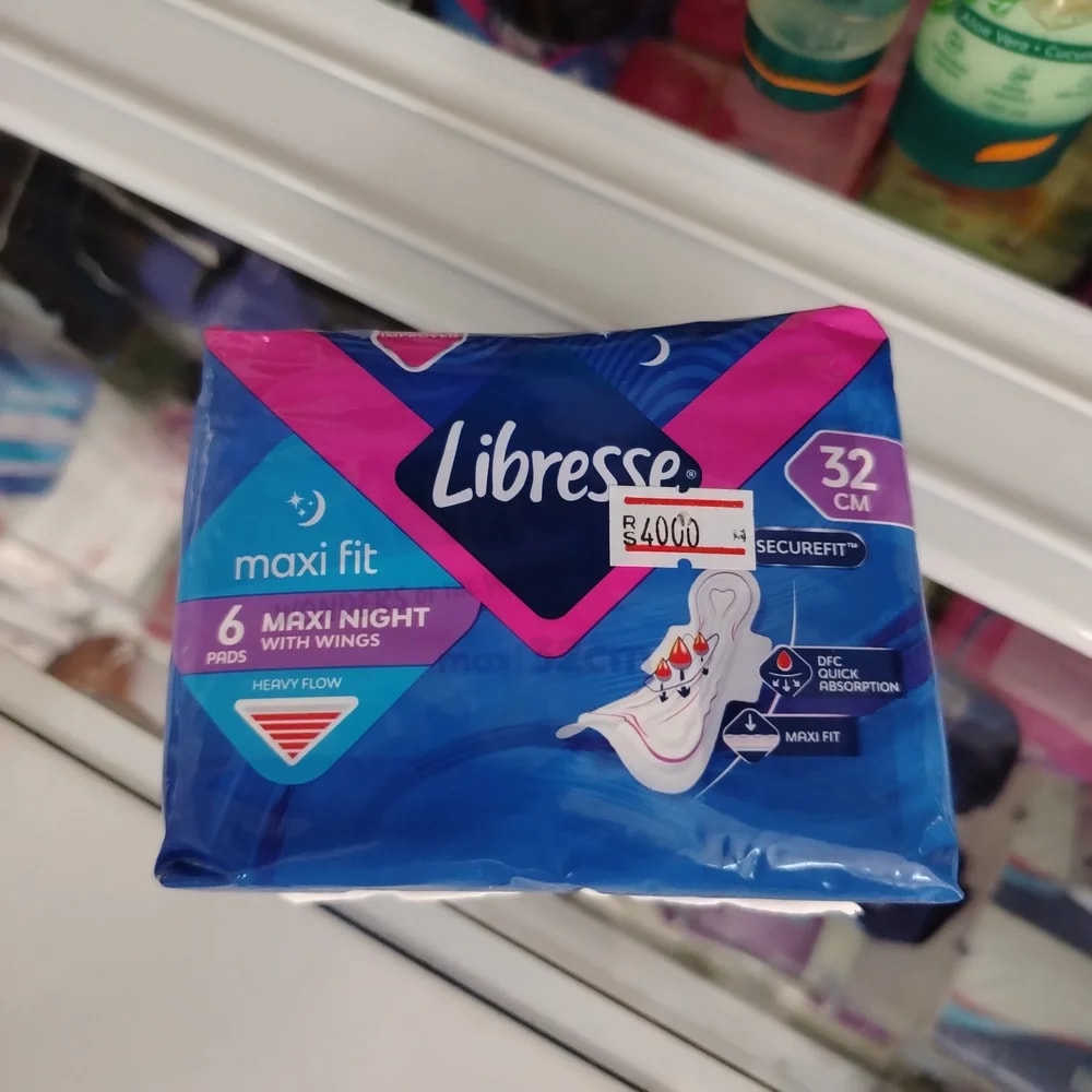 Libresse Maxi Night 32 cm, Maxi Night, With Wings - Reachiny Pharmacy