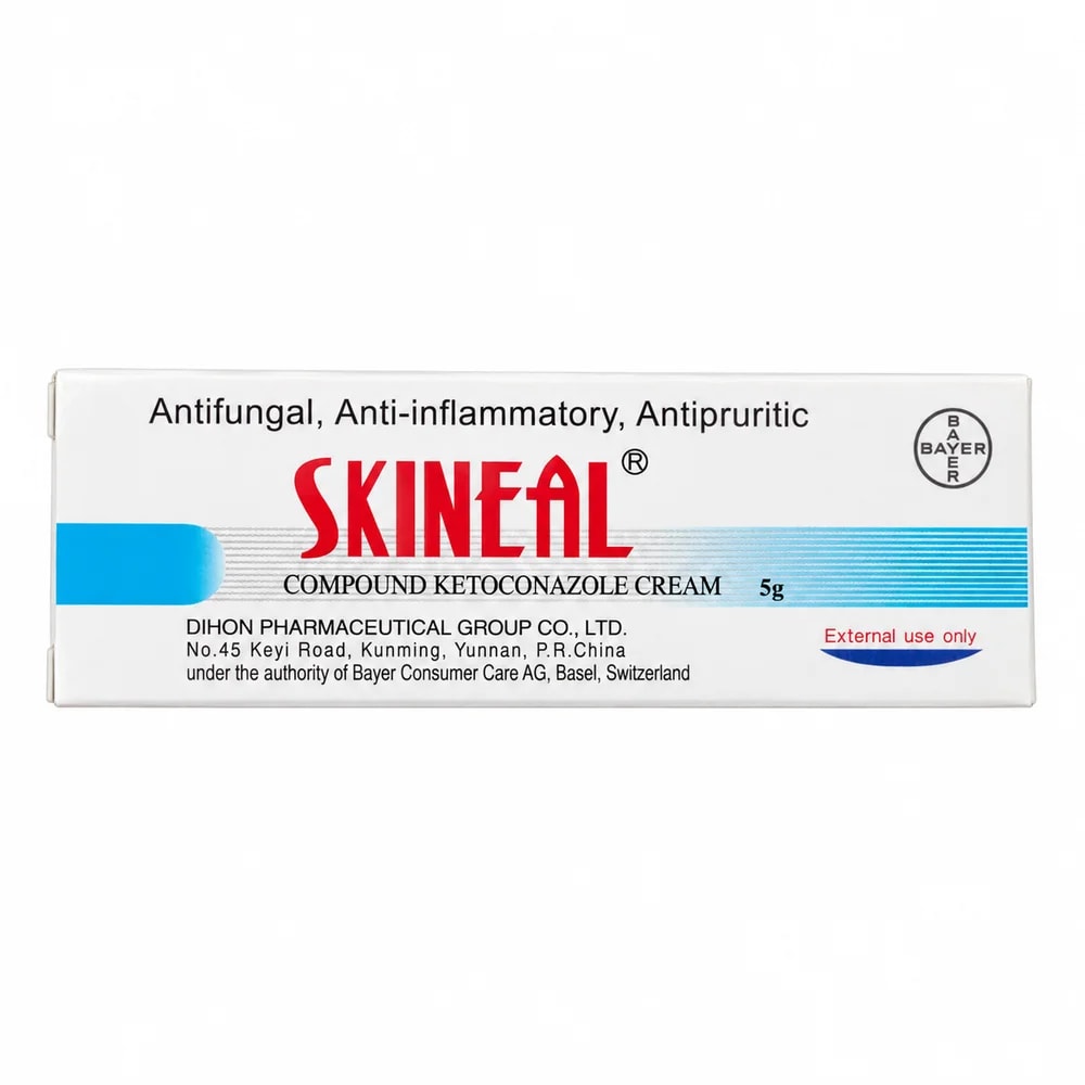 Skineal 10 mg/g ketoconazole / 0.5 mg/g clobetasol propionate - Pharmacy Krech hong