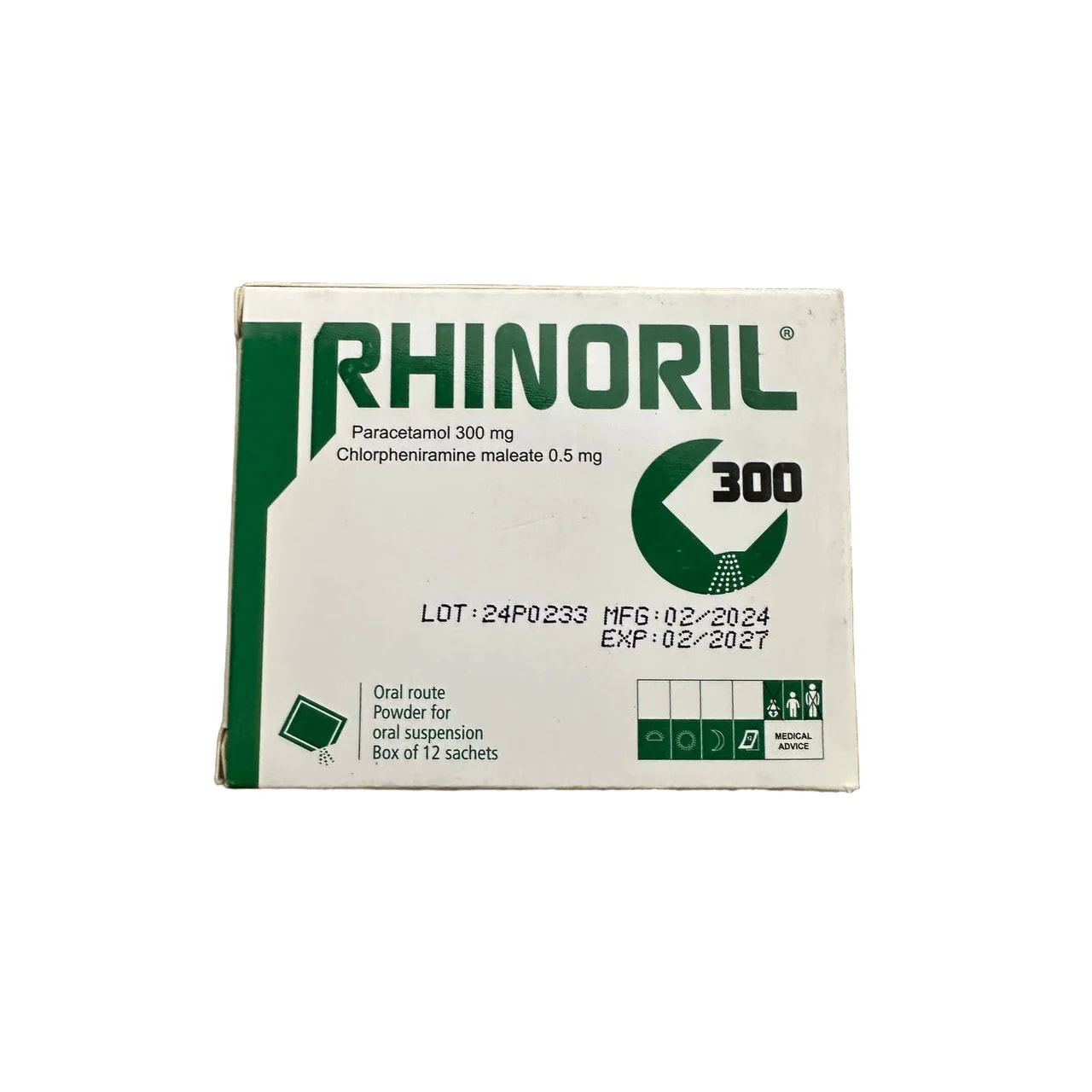RHINORIL 300 mg / 0.5 mg - α±ααααααΆα αααααΆααααααΉα