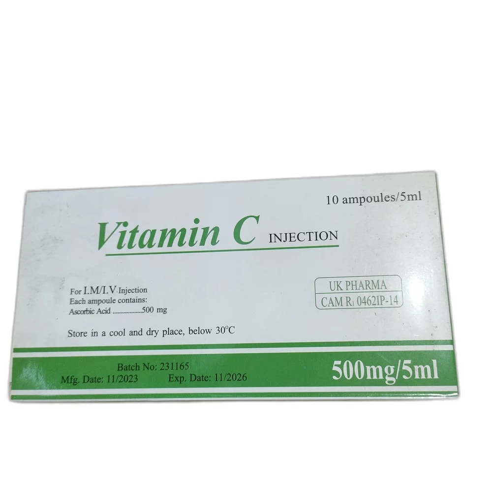 Vitamin C Injection 500 mg / 5 ml - Reachvong Pharmacy