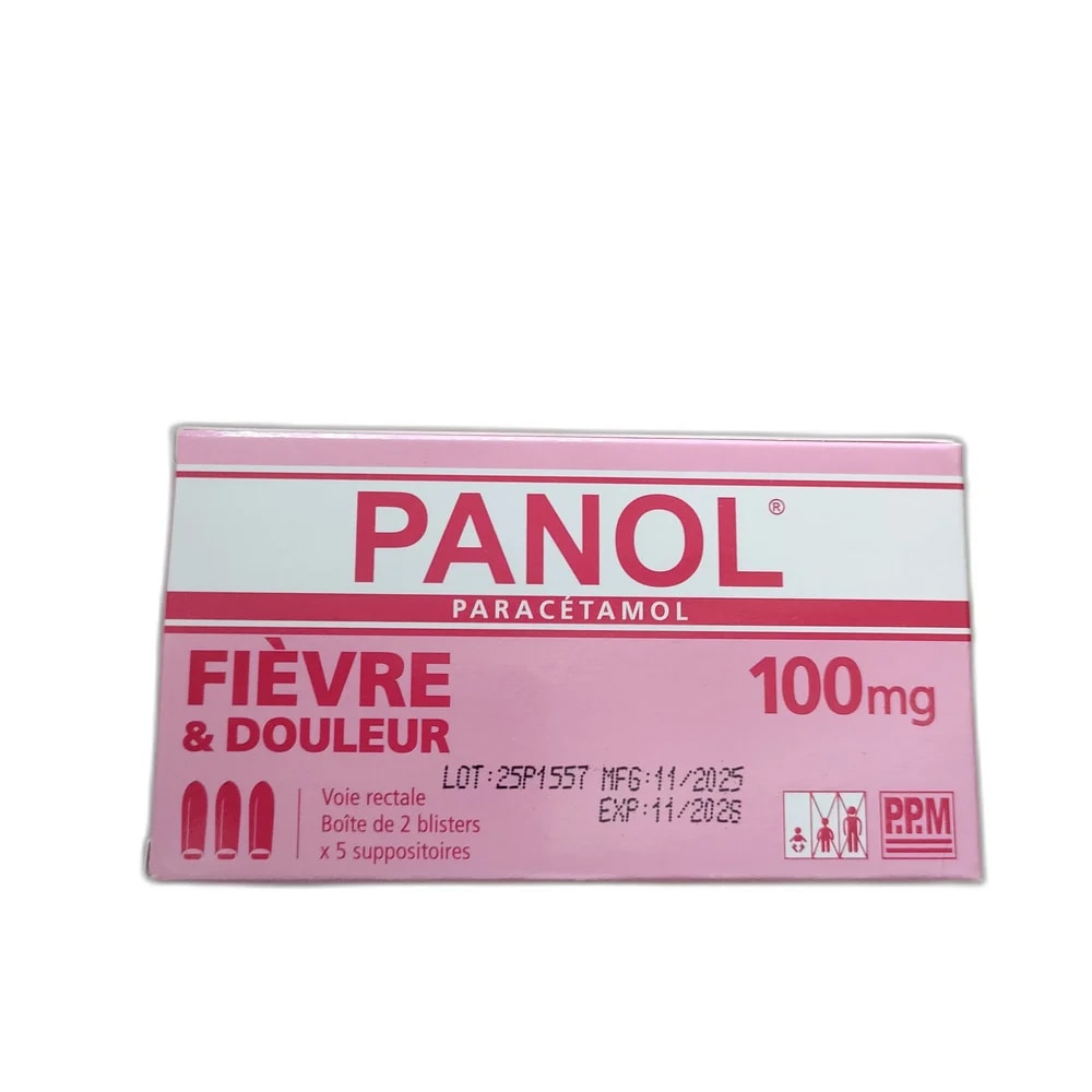 Panol Suppository 100 mg 100 mg - SUKHA PHARMACY