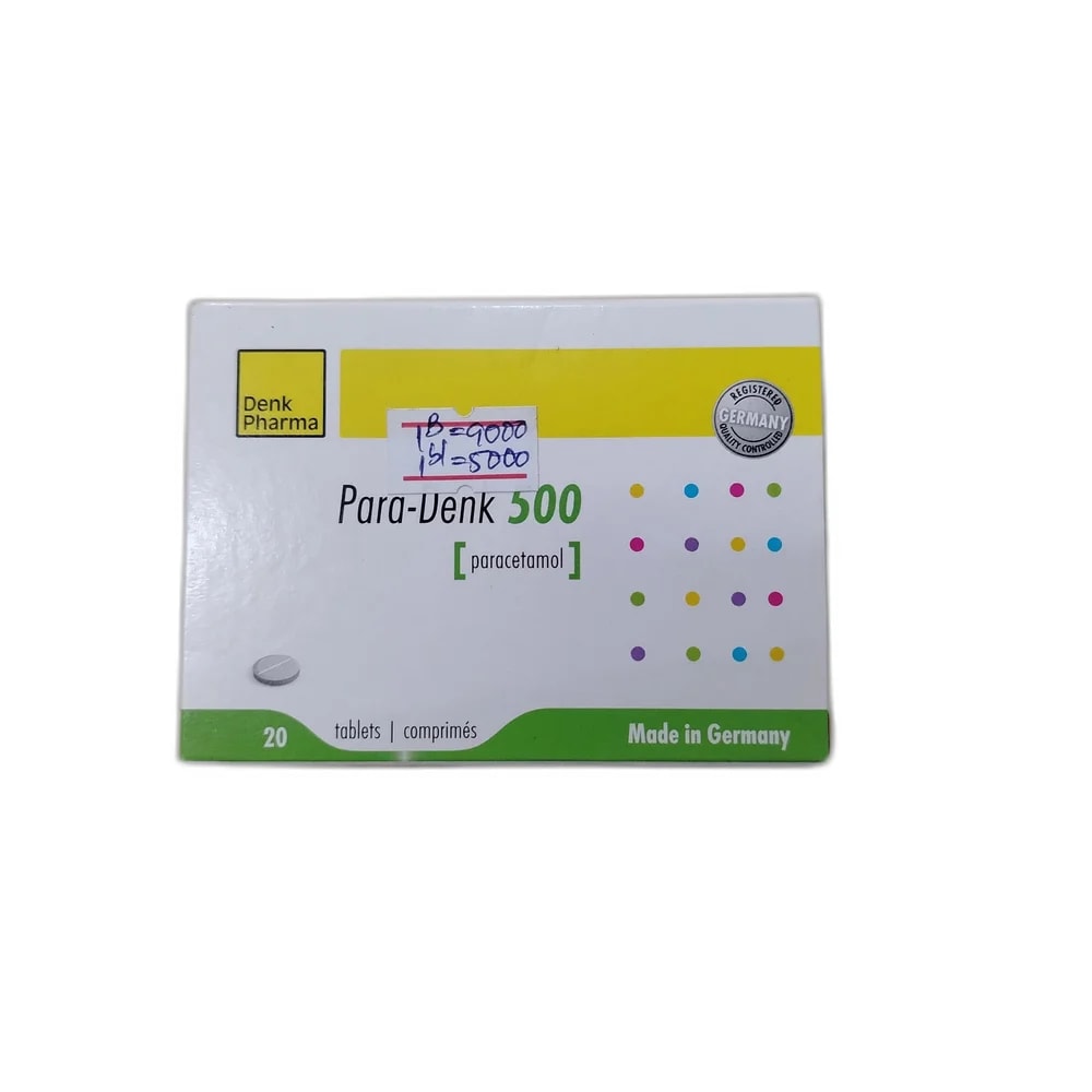 Para-Denk 500 mg - PHARMACIE LA BELLE PHARMA