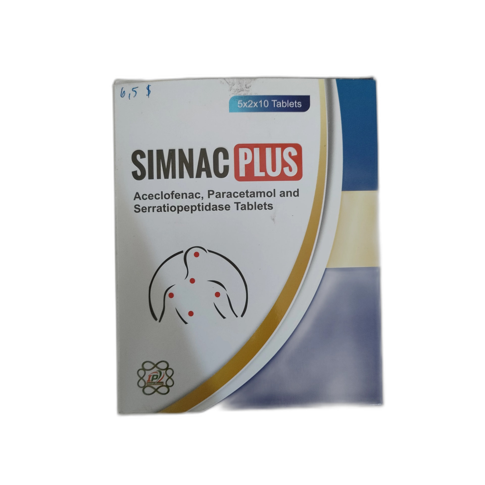 Simnac Plus 100 mg / 500 mg / 15 mg - PONLEU DOUNG DARA PHARMACY