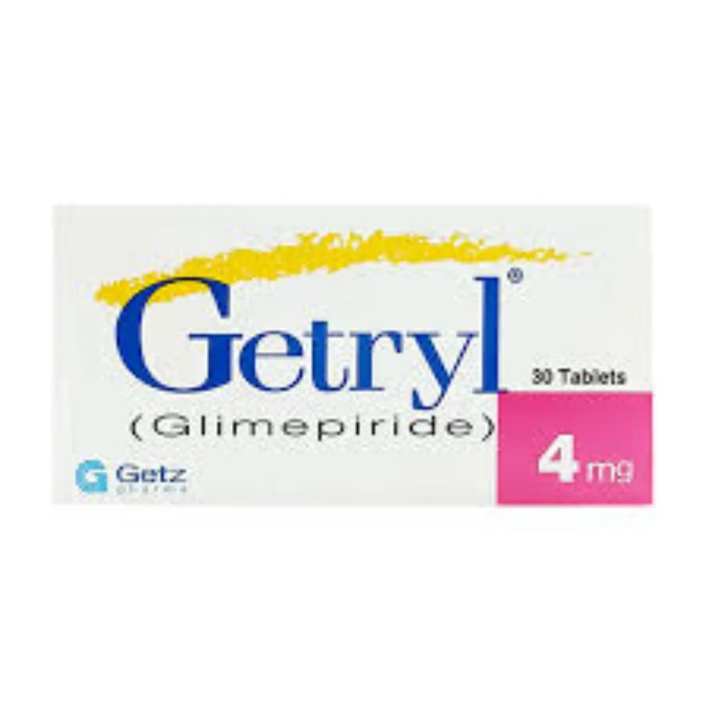 Getryl 4 mg - Depot De Pharmacie "A" Kim Houy