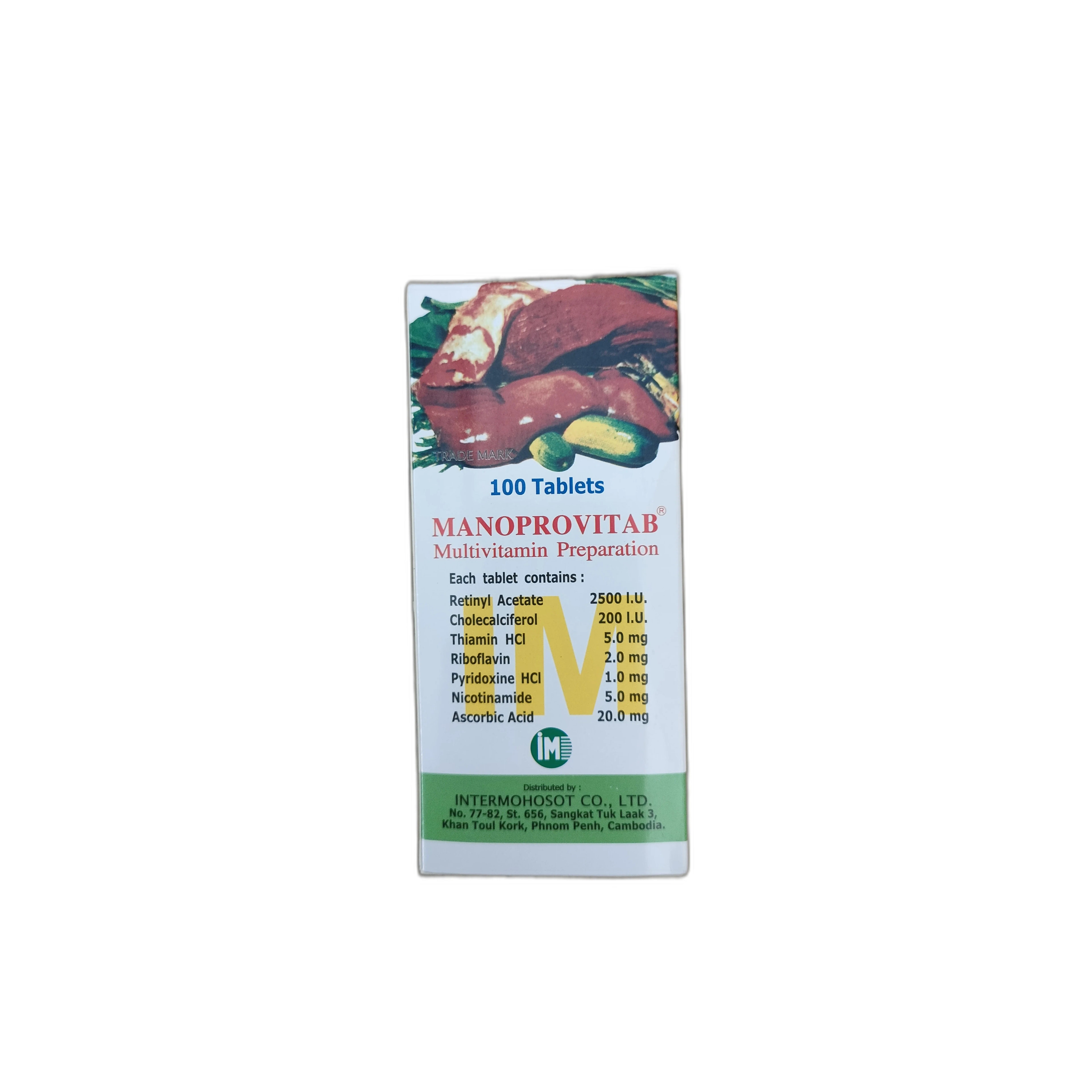 Manoprovitab Multivitamin tablet - PHARMARCY DARA RAKSMEY KOK CHAMBOK