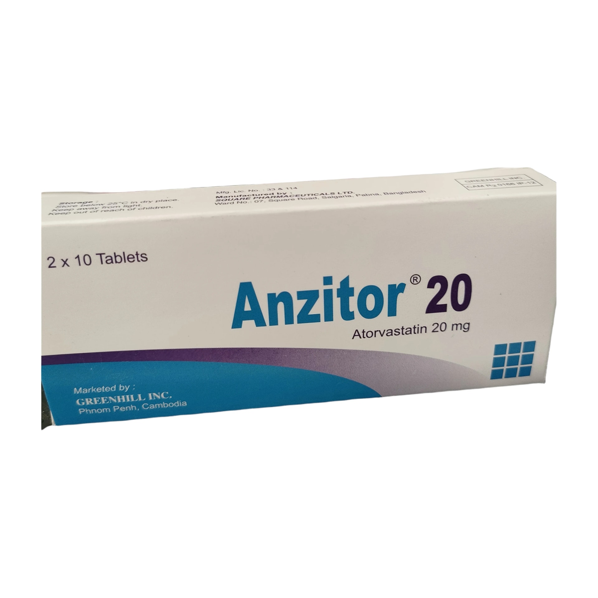 Anzitor 20 20 mg - PHARMACY PONLEU AOSOT