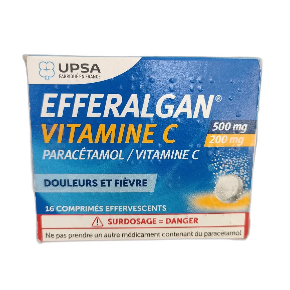Efferalgan Vitamine C 500 mg / 200 mg - Depot De Pharmacie "A" Kim Houy