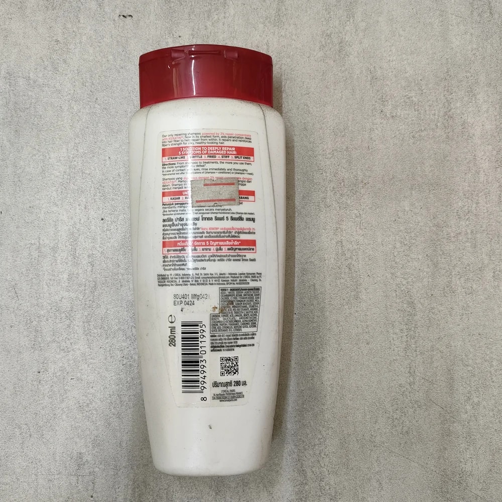 L'Oréal Paris Elseve Total Repair 5 Repairing Shampoo 3% Repair Concentrate with Keratin - Depot De Pharmacie "A" Kim Houy