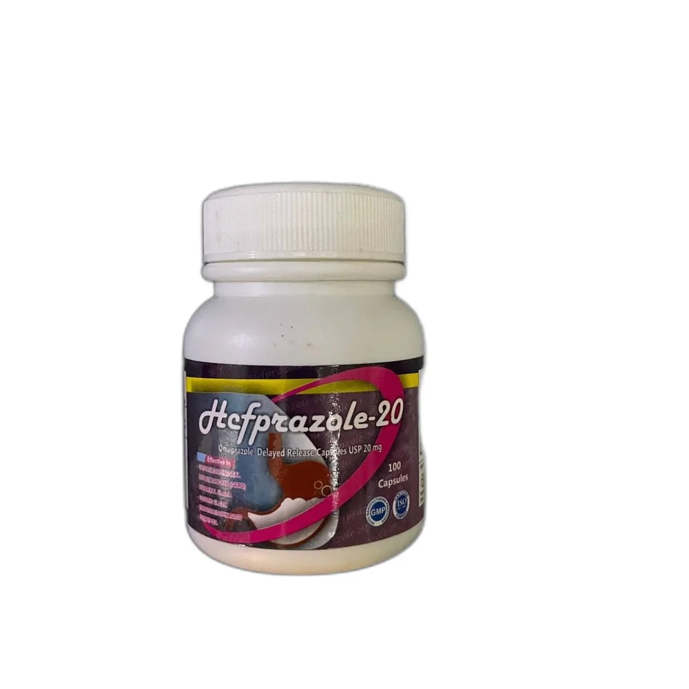 Hefprazole 20 Omeprazole delayed-release 20 mg capsule - Pharmarcy Tareach