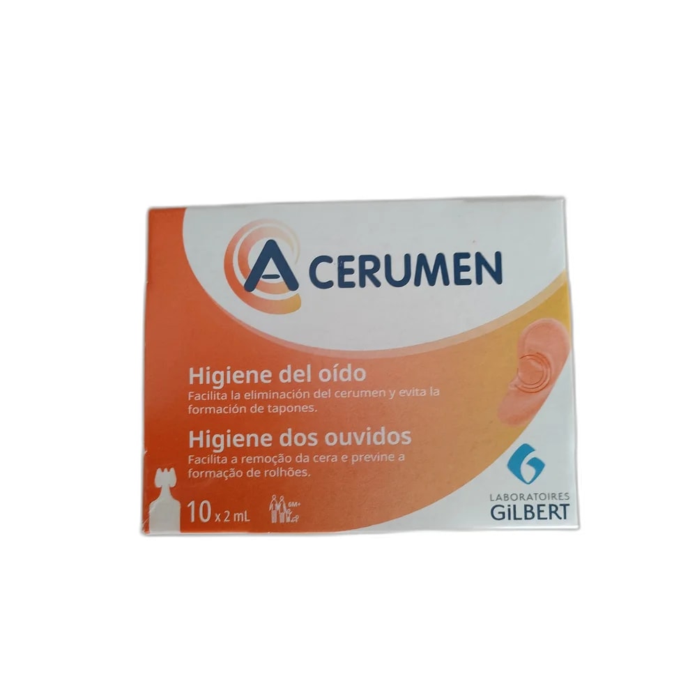 A-Cerumen Ear Hygiene Solution 10 × 2 mL - SUKHA PHARMACY