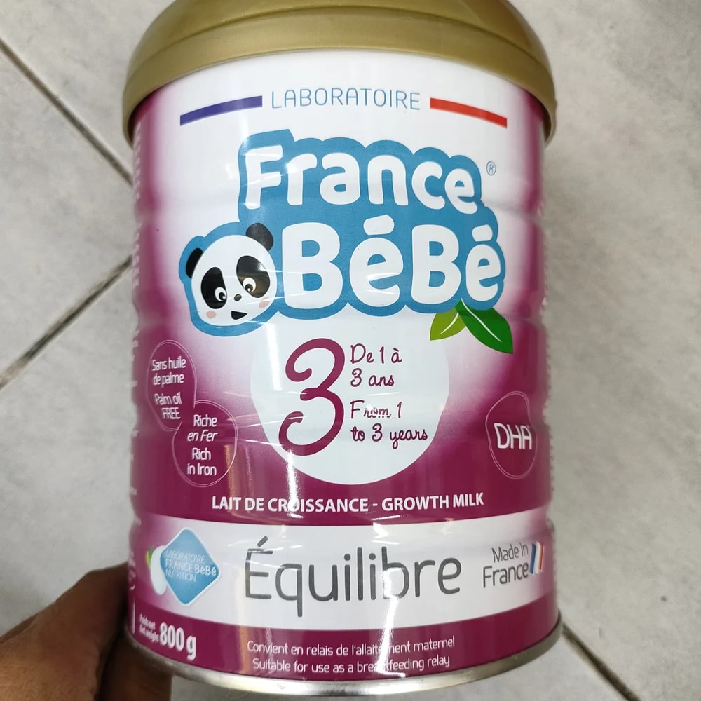 France Bébé 3 Lait de Croissance Équilibre 1-3 years, 800 g powder - Depot De Pharmacie "A" Kim Houy