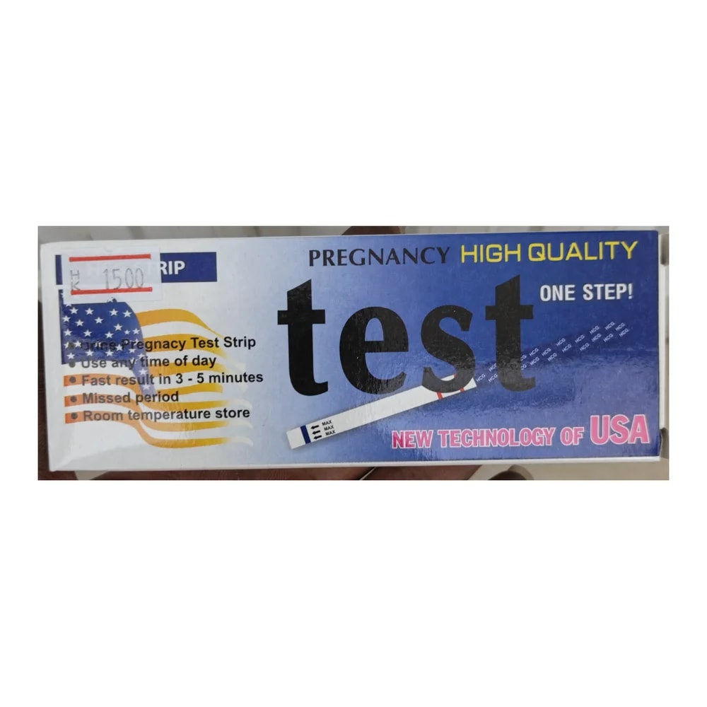 Test One Step Pregnancy HCG Strip 1 test strip - Morhachun Pharmacies