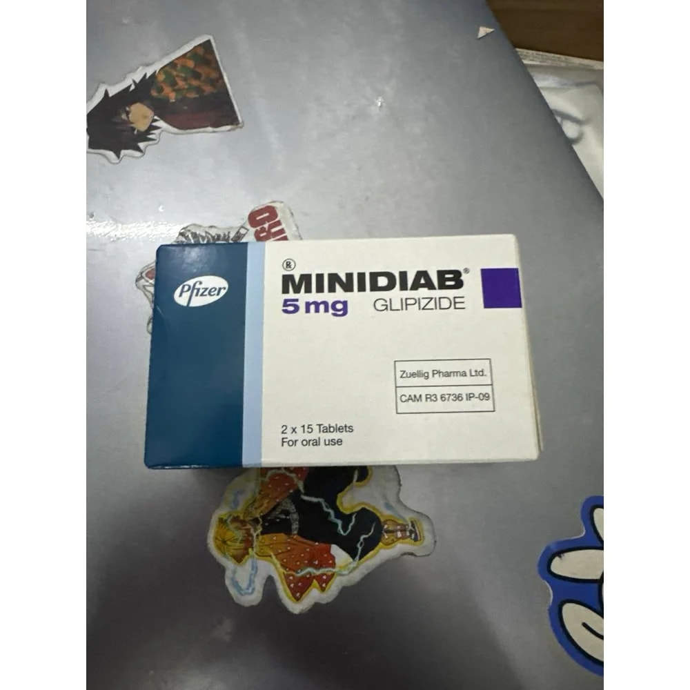 Minidiab 5 mg Glipizide 5 mg per tablet - Kim Yi