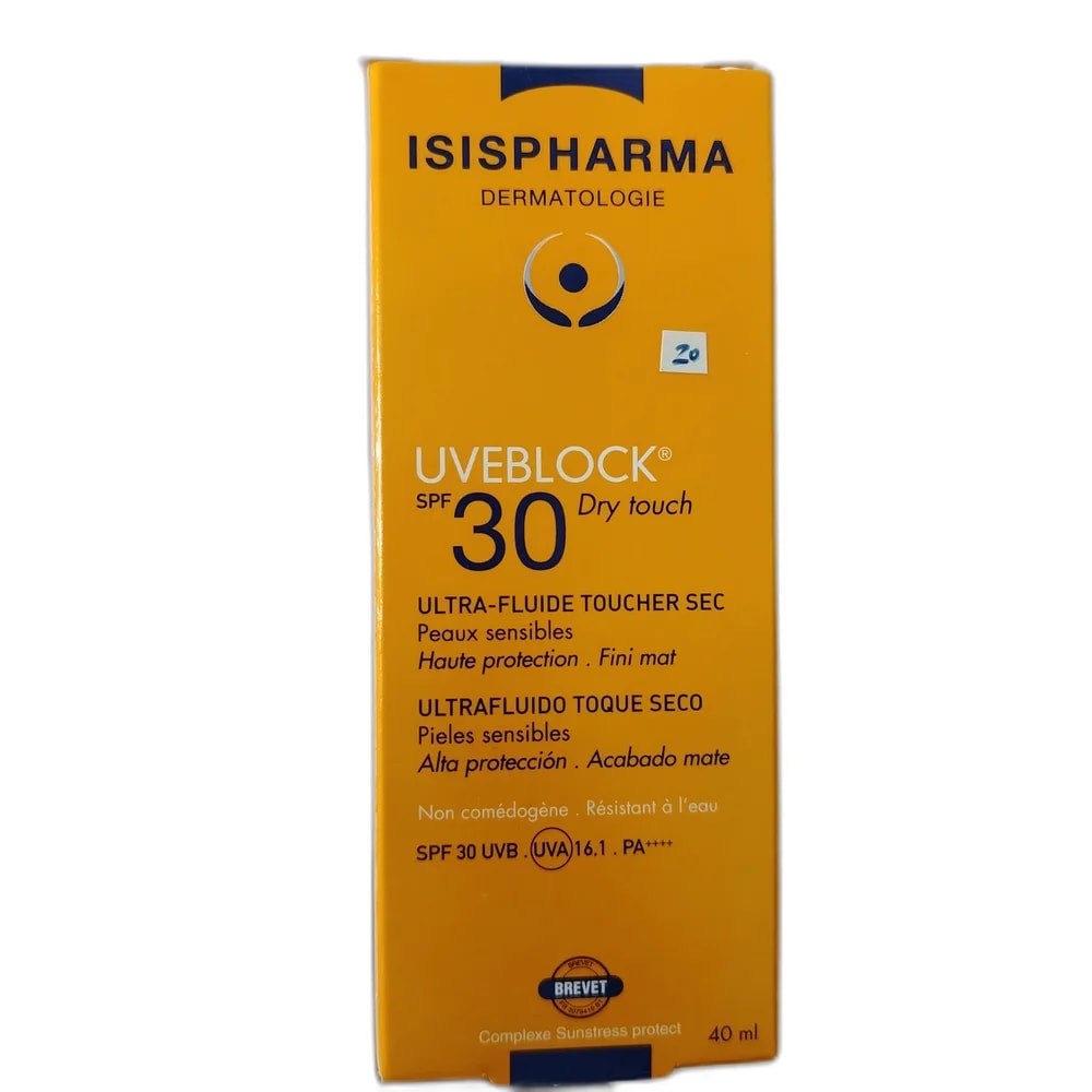 Uveblock SPF 30 Dry Touch SPF 30, 40 mL - PHARMA ASSIST PHARMACY