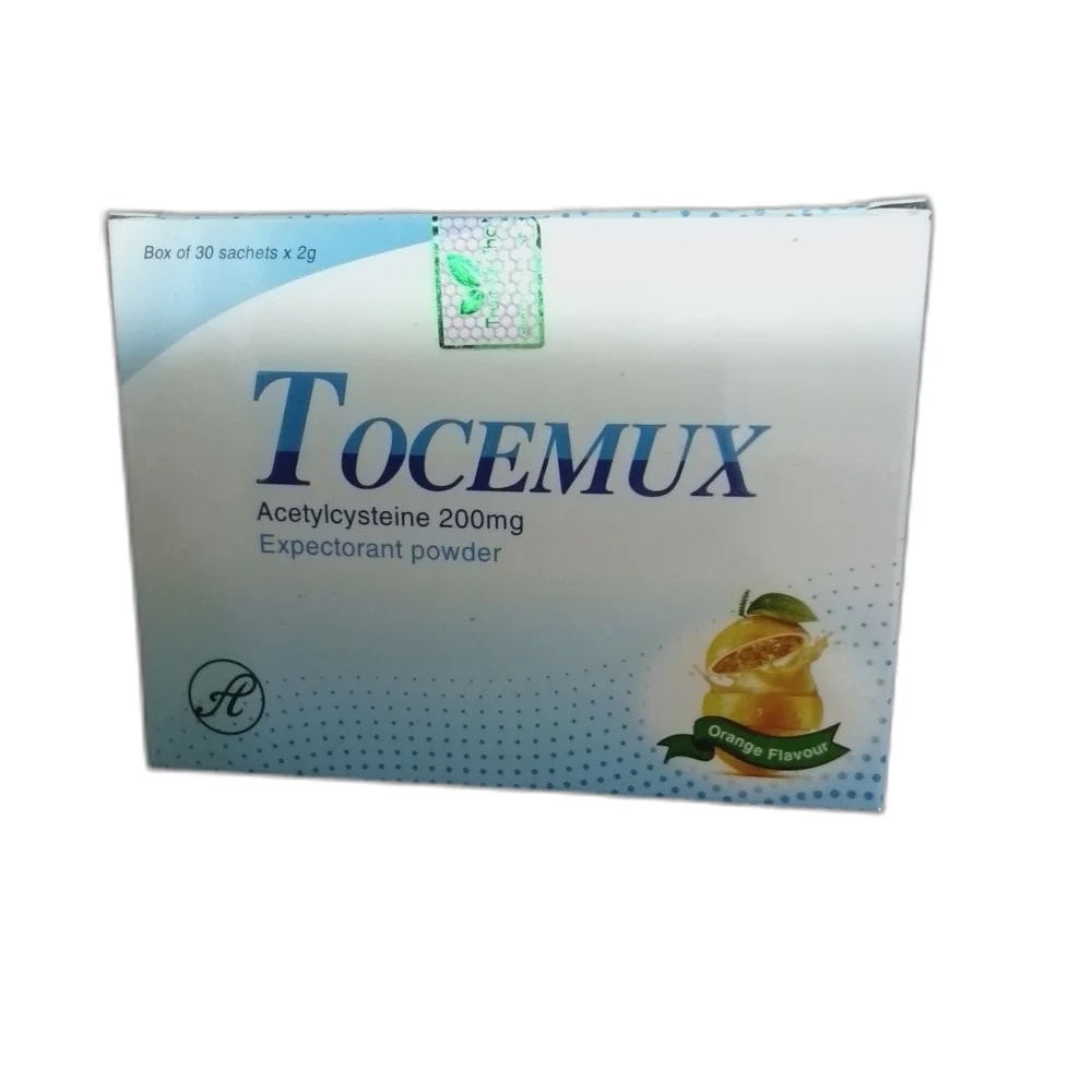 Tocemux Acetylcysteine 200 mg - Pharmarcy Tareach