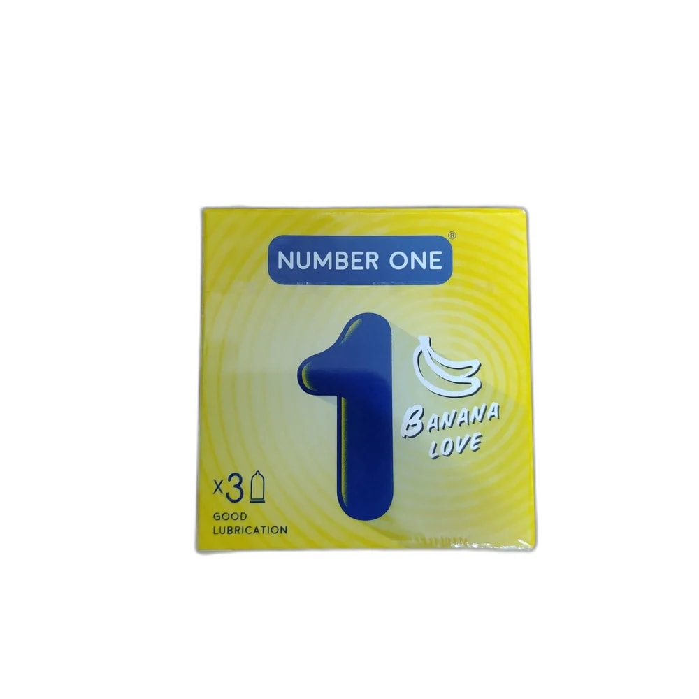 Number One Banana Love Width 49 ± 2 mm; length min. 180 mm; smooth texture; banana-scented - PHARMA ASSIST PHARMACY