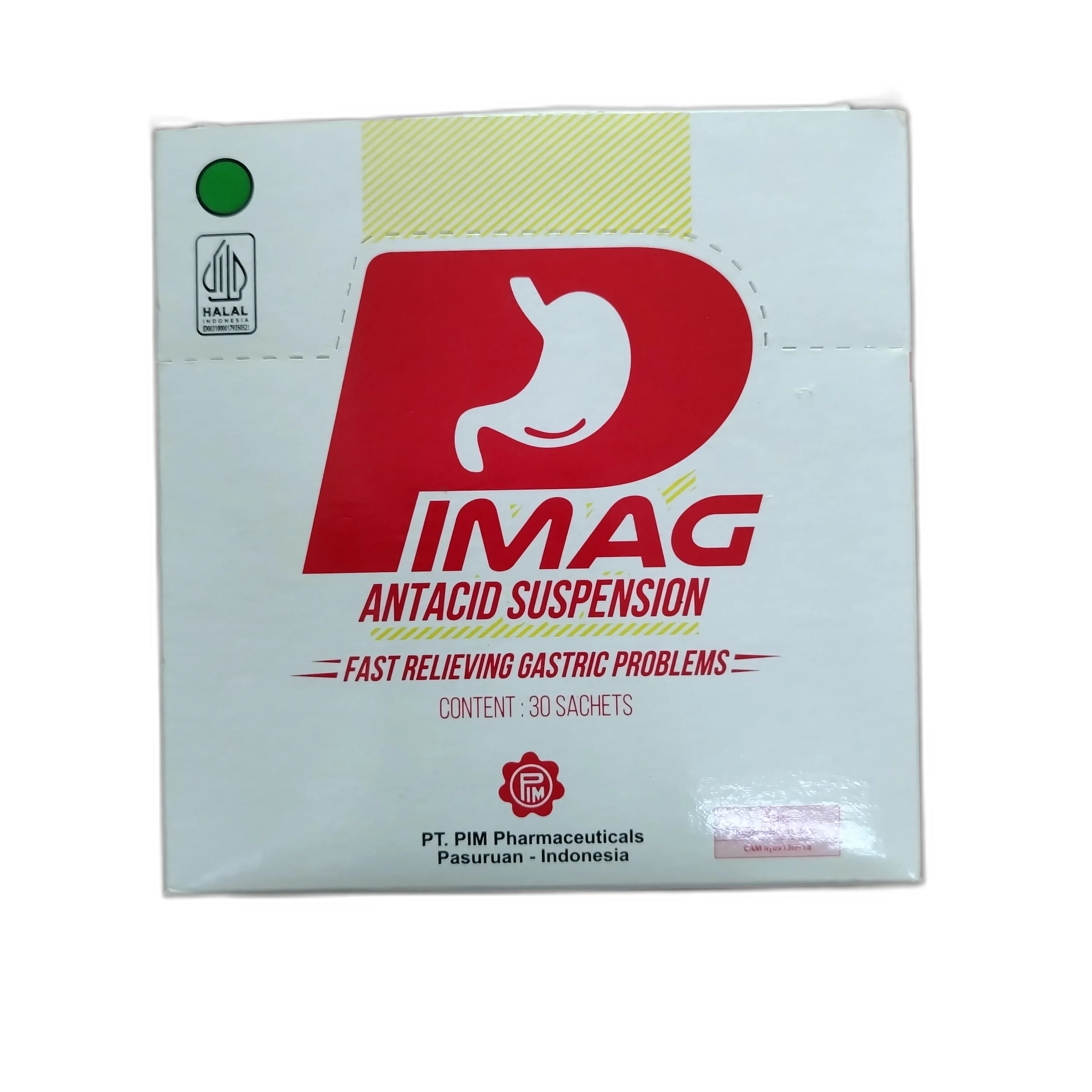 PIMAG Antacid Suspension 300 mg / 300 mg / 80 mg per 7 ml - DARAREASH PHARMACY
