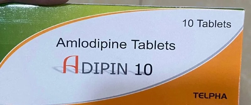 ADIPIN 10 Amlodipine Tablets 10mg -  ឱសថស្ថាន សិរីសួស្ដី105K