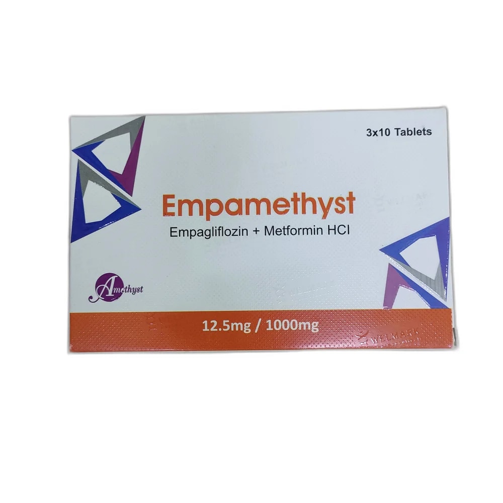 Empamethyst 12.5 mg / 1000 mg - Depot de Pharmacie B Rotha