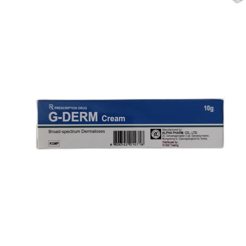 G-Derm Betamethasone dipropionate 0.64 mg/g + Gentamicin sulfate 1 mg/g + Clotrimazole 10 mg/g - PHARMACIE RATANAK