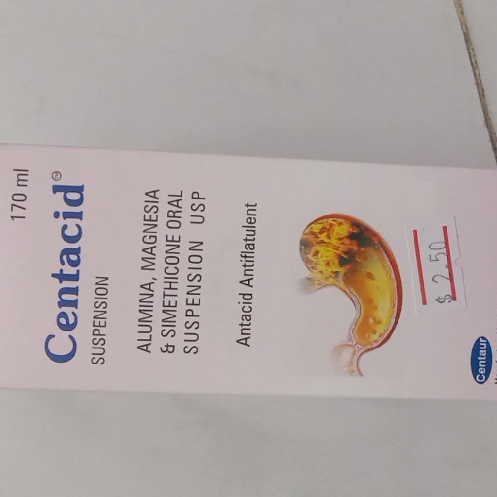 Centacid Suspension 170mL - SETHIKA CARE Pharmacy