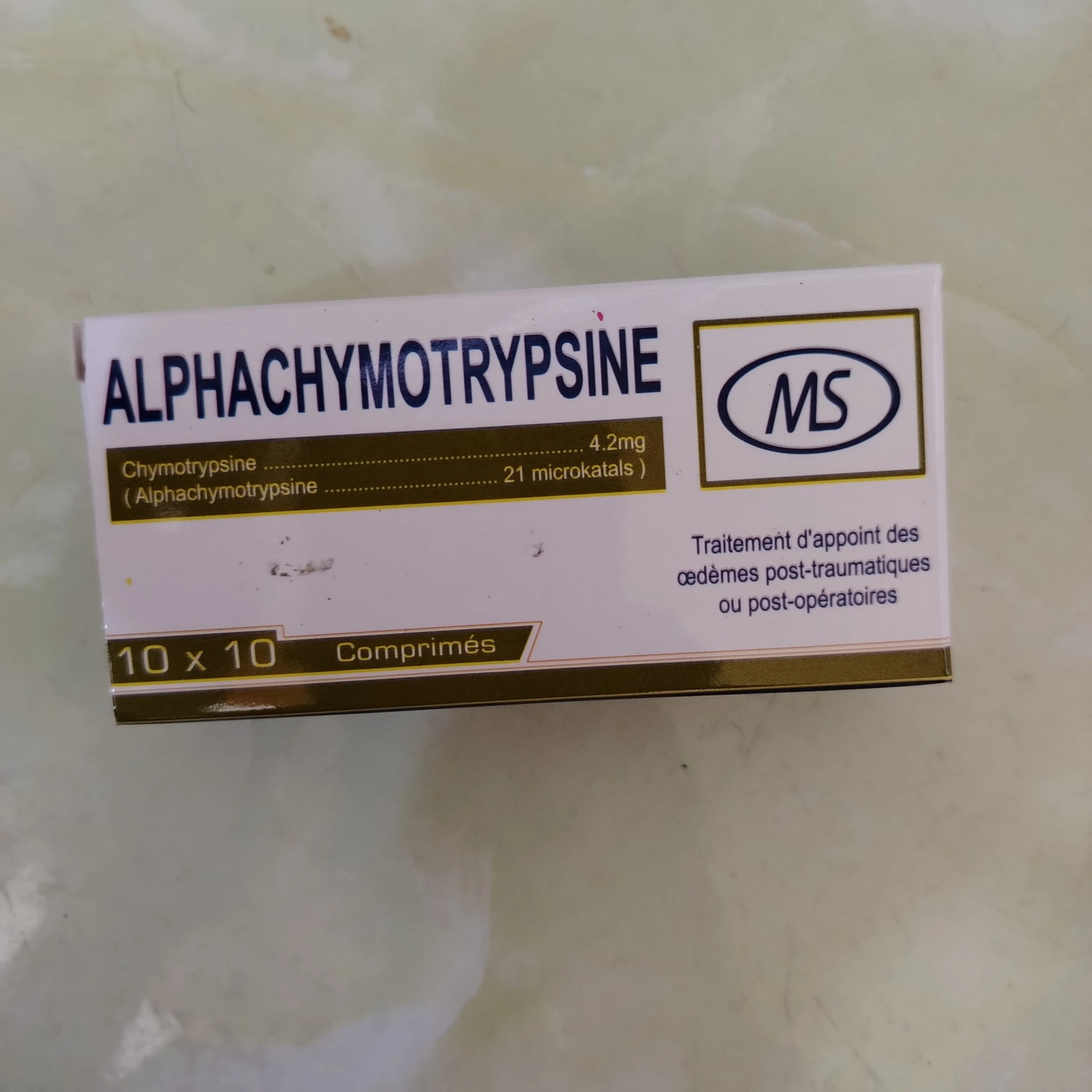 Alphachymotrypsine 4.2 mg - Phal Cham Rouen