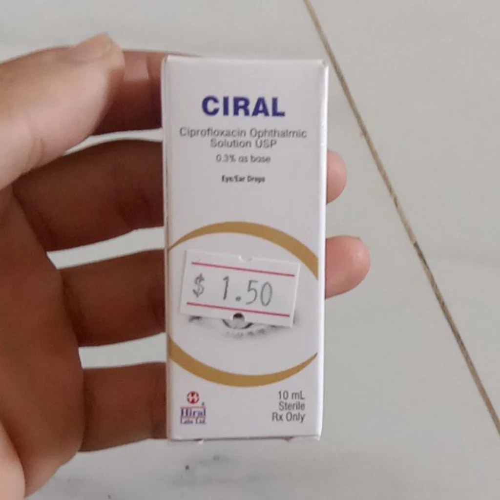 Ciral (Ciprofloxacin Ophthalmic Solution USP) 0.3% as base - SETHIKA CARE Pharmacy