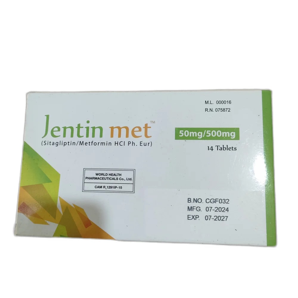 Jentin Met 50 mg / 500 mg - Reachvong Pharmacy