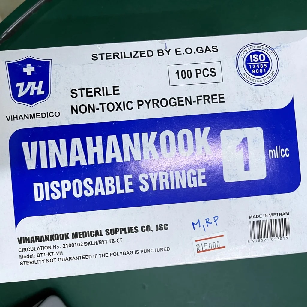 Vinahankook syringe 1ml/cc - Pharmacy Rotha 2
