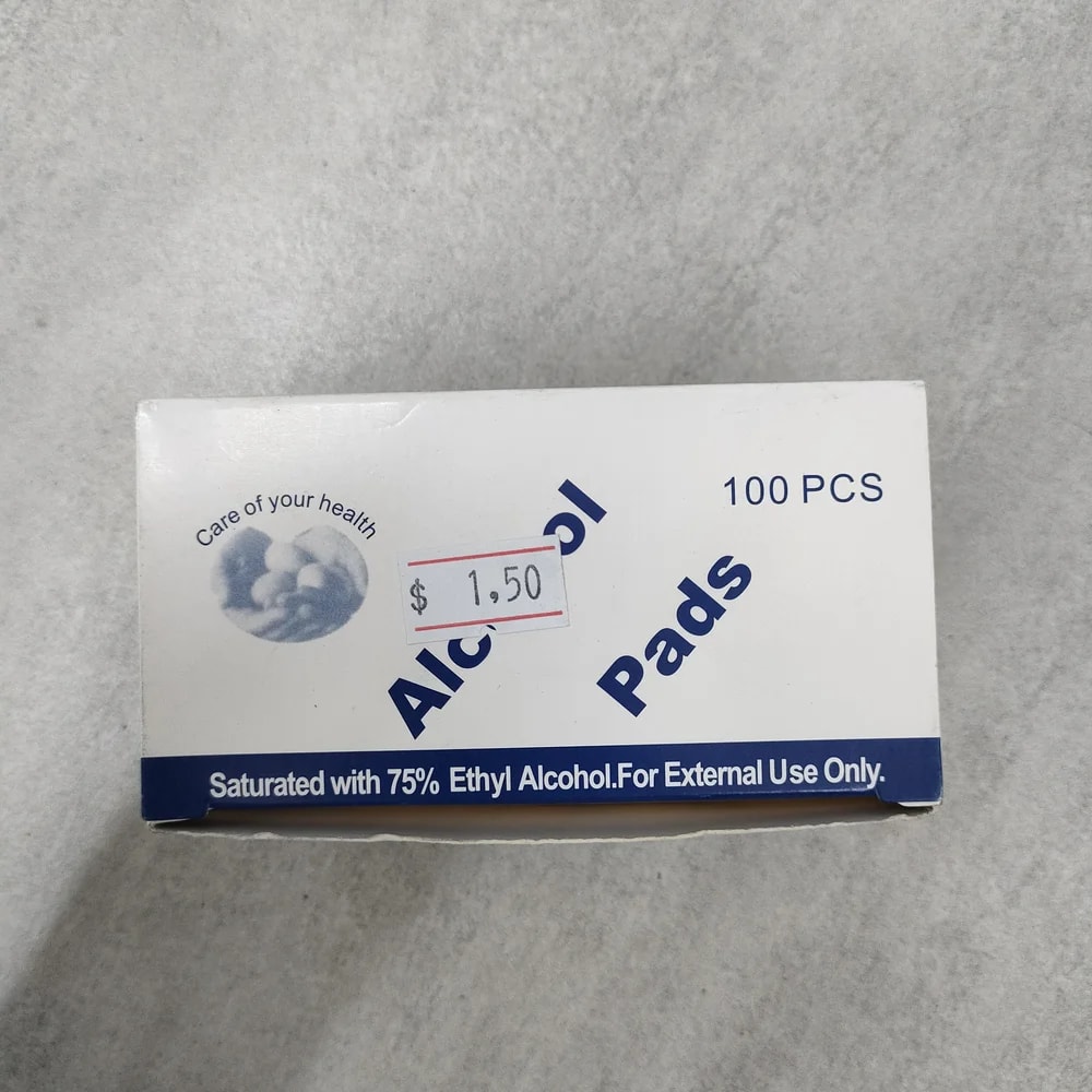 Alcohol Pads (Care of Your Health) 75% Ethyl alcohol - Depot De Pharmacie "A" Kim Houy