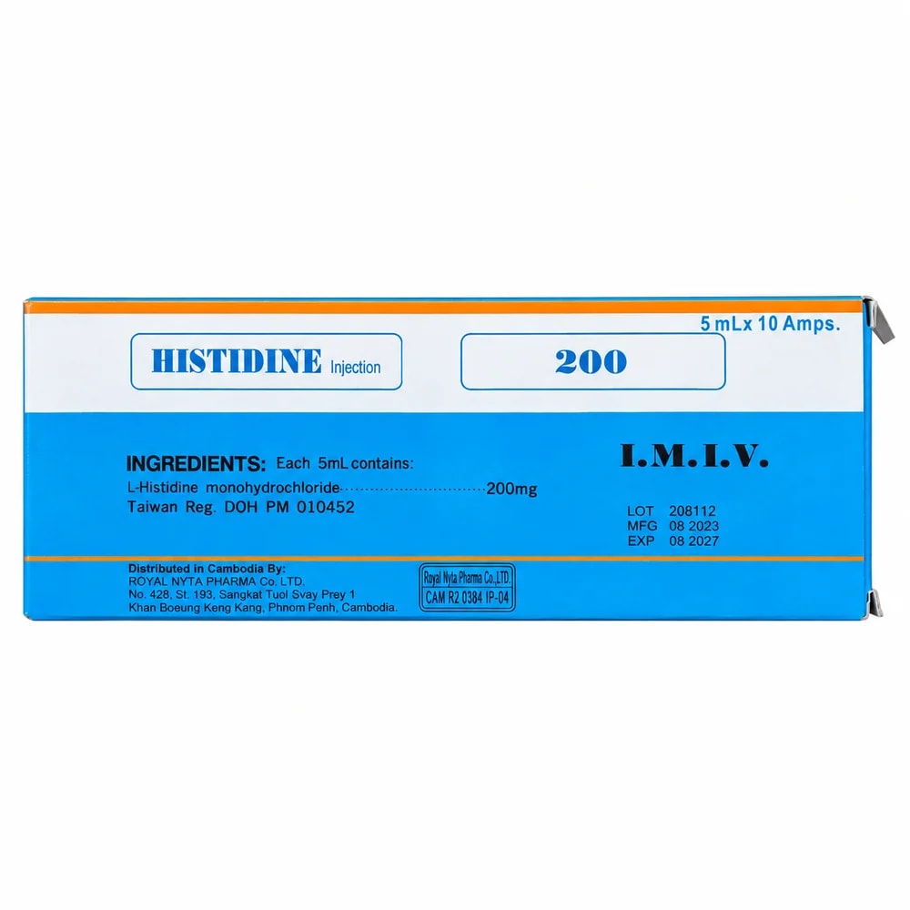 Histidine 200 mg / 5 mL - PHARMCY ARUN REAS