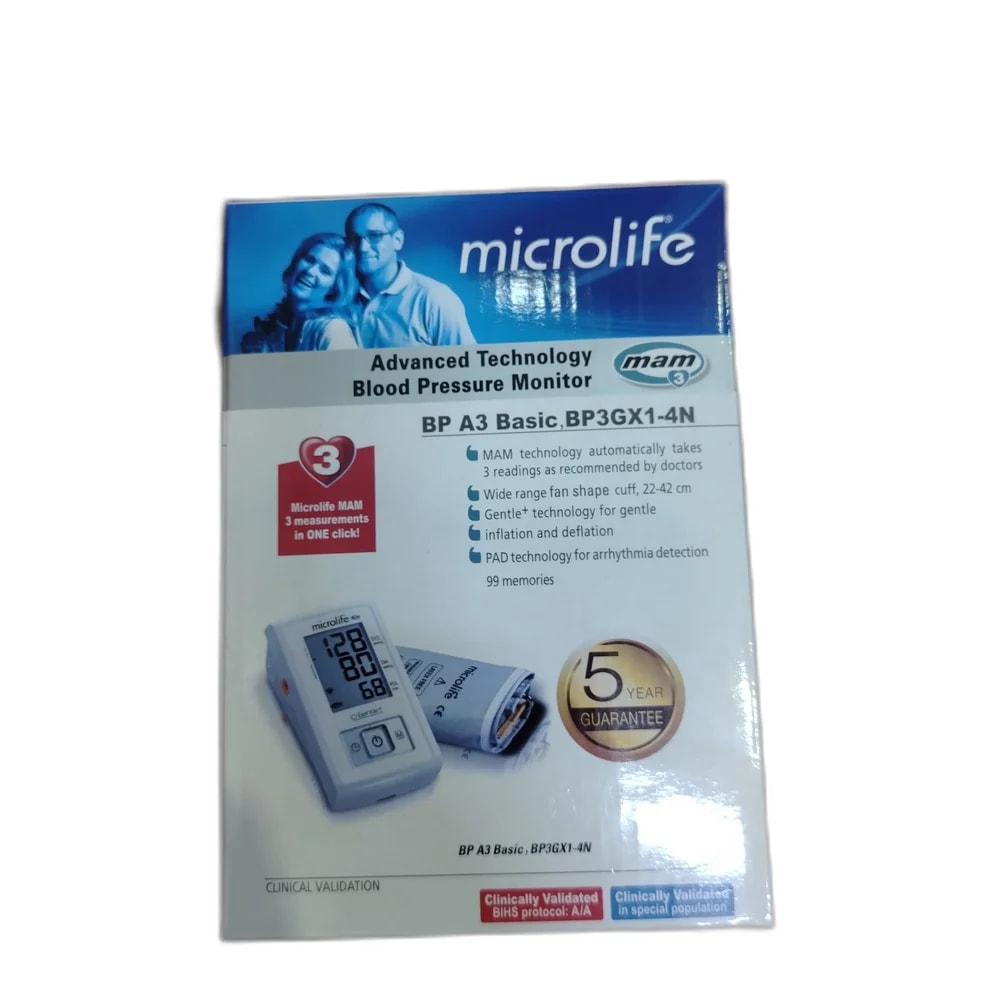 Microlife BP A3 Basic Not available - PHARMA ASSIST PHARMACY