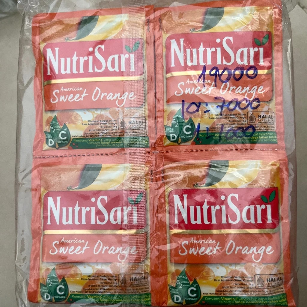 Nutrisari Sweet Orange  14g - PONLEU DOUNG DARA PHARMACY