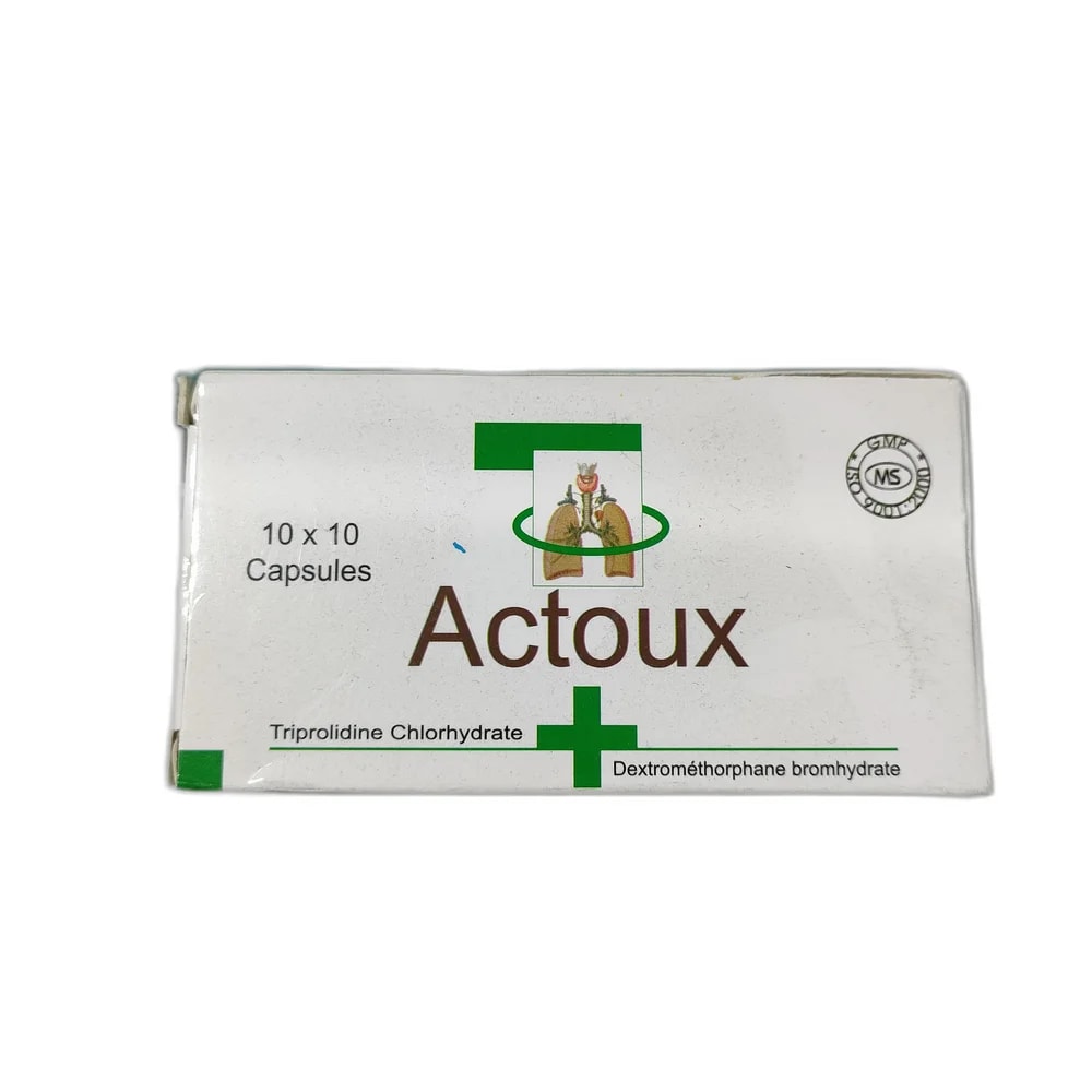 Actoux 2.5 mg / 30 mg per capsule - MEY PHARMA PHARMACY