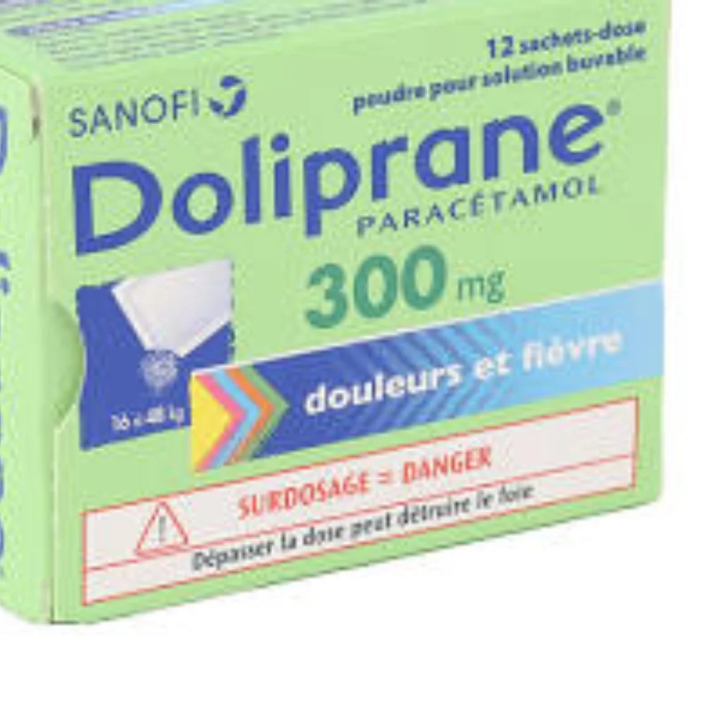 Doliprane Paracetamol 300 mg per sachet - ឱសថស្ថាន សុខលាភ