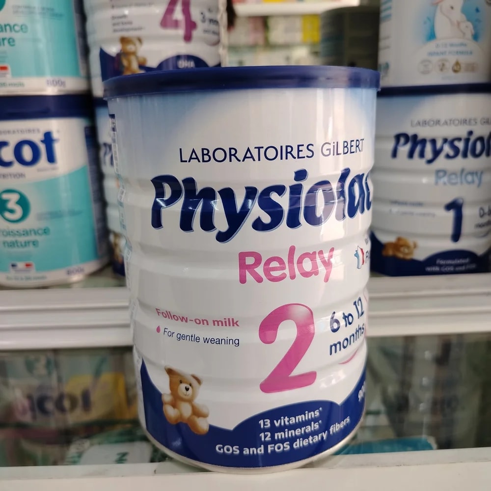 Physiolac Relay 2 Stage 2 powdered follow-on formula for infants from 6 to 12 months - Reachiny Pharmacy