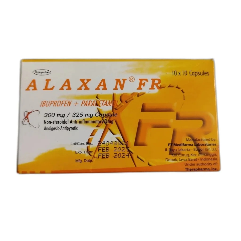 Alaxan FR 200 mg / 325 mg - PHARMACIE RATANAK