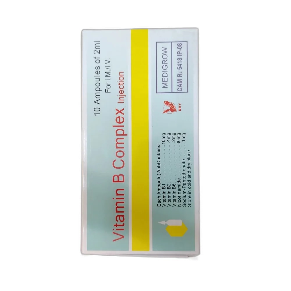Vitamin B Complex 10 mg / 4 mg / 2 mg / 30 mg / 1 mg per 2 mL - PHARMA ASSIST PHARMACY