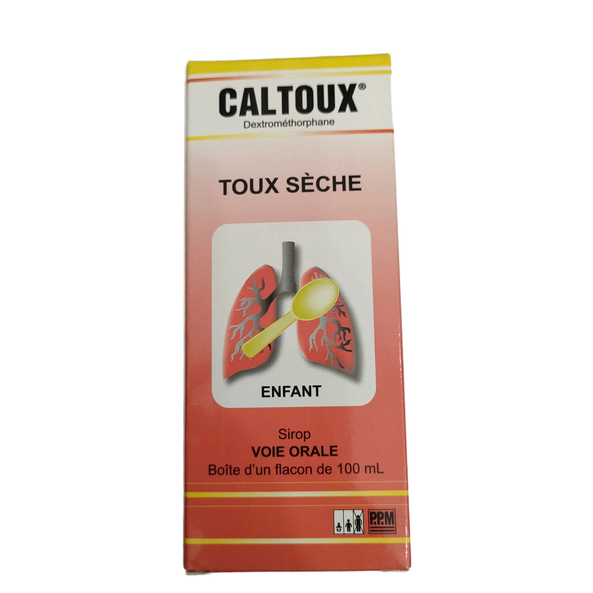 Caltoux Dextromethorphan Child Syrup 100mL - PHARMACY PONLEU AOSOT