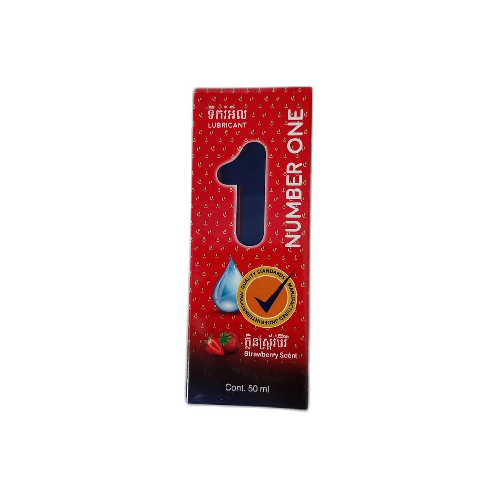 Number One Lubricant (Strawberry Scent) 50 mL - PHARMACIE RATANAK