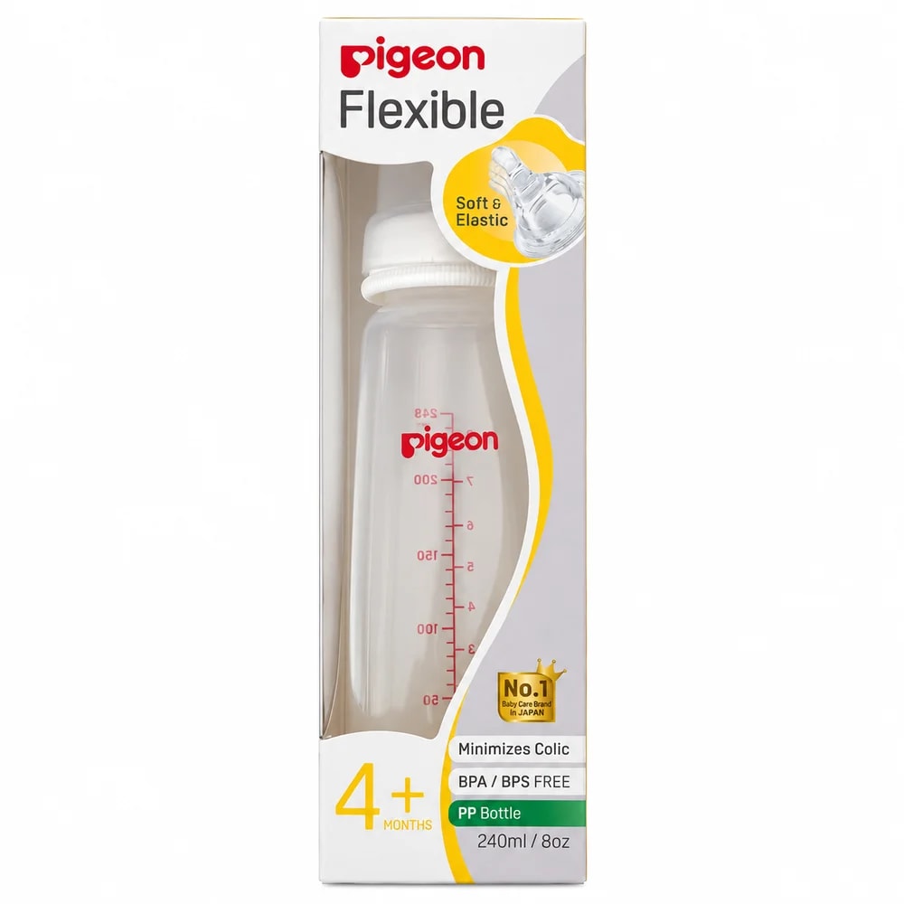 Pigeon Flexible PP Baby Bottle 240 ml - Pharmacy Krech hong