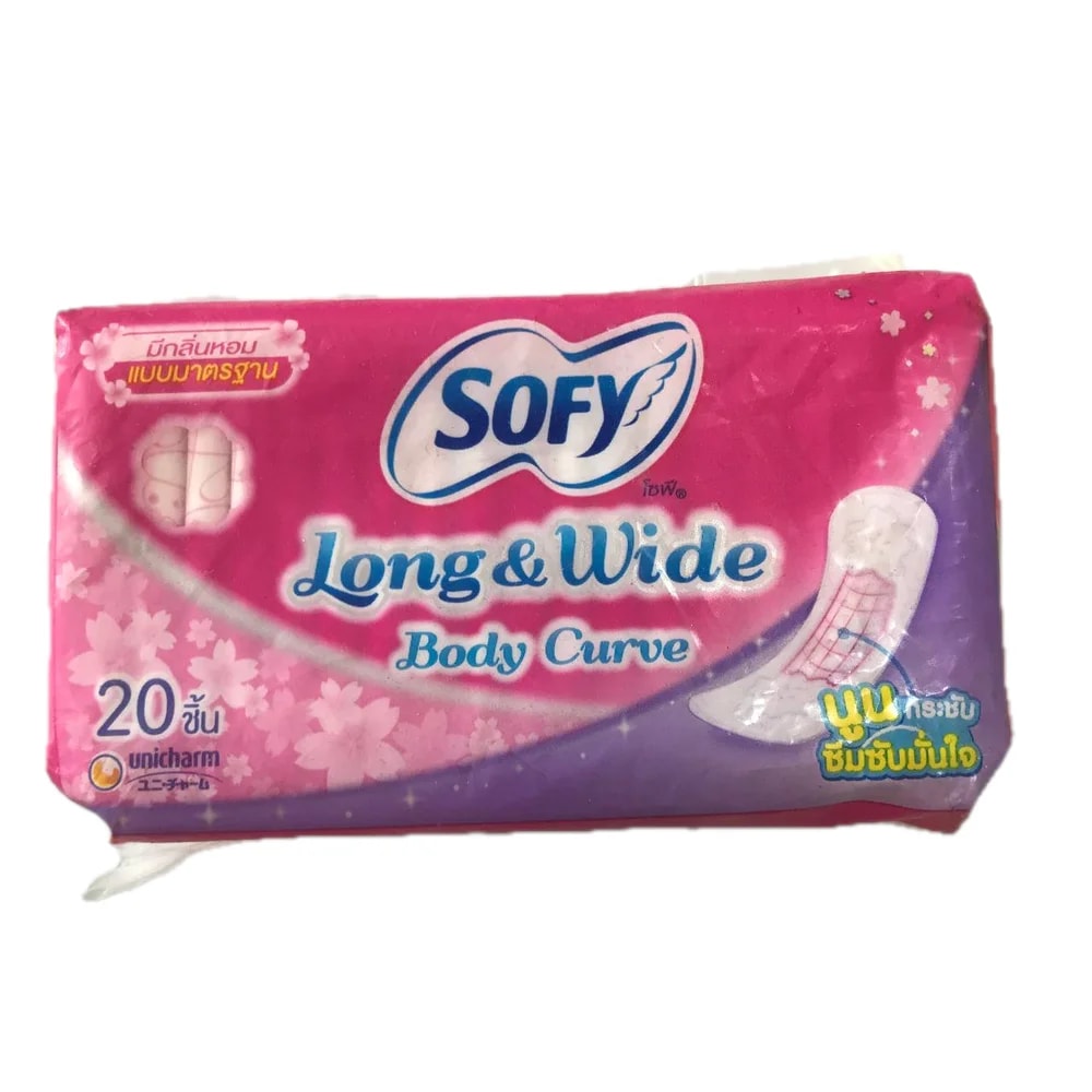 Sofy Long & Wide Body Curve Scented panty liner - Reach Srey
