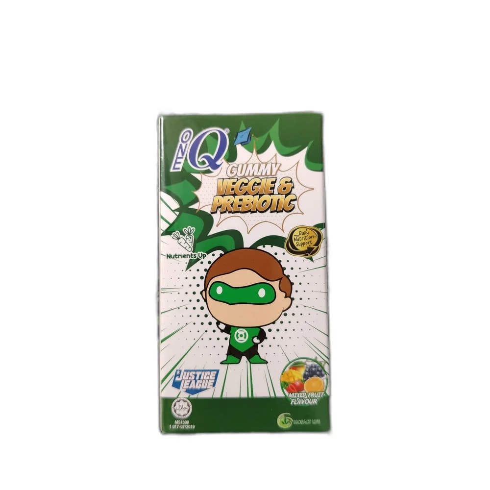 One Q Inulin 15.2 mg / Mixed Veggie Powder 7.6 mg / Fibersol 2.0 mg per gummy - PHARMACIE RATANAK