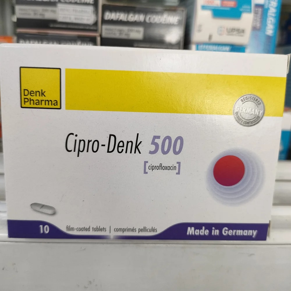 Cipro-Denk 500 500 mg - Depot De Pharmacie "A" Kim Houy