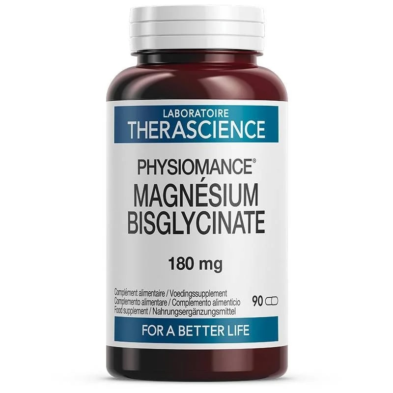 Therascience Physiomance Magnesium Bisglycinate 90 mg magnesium per capsule (180 mg per 2 capsules) - u care pharmacy 