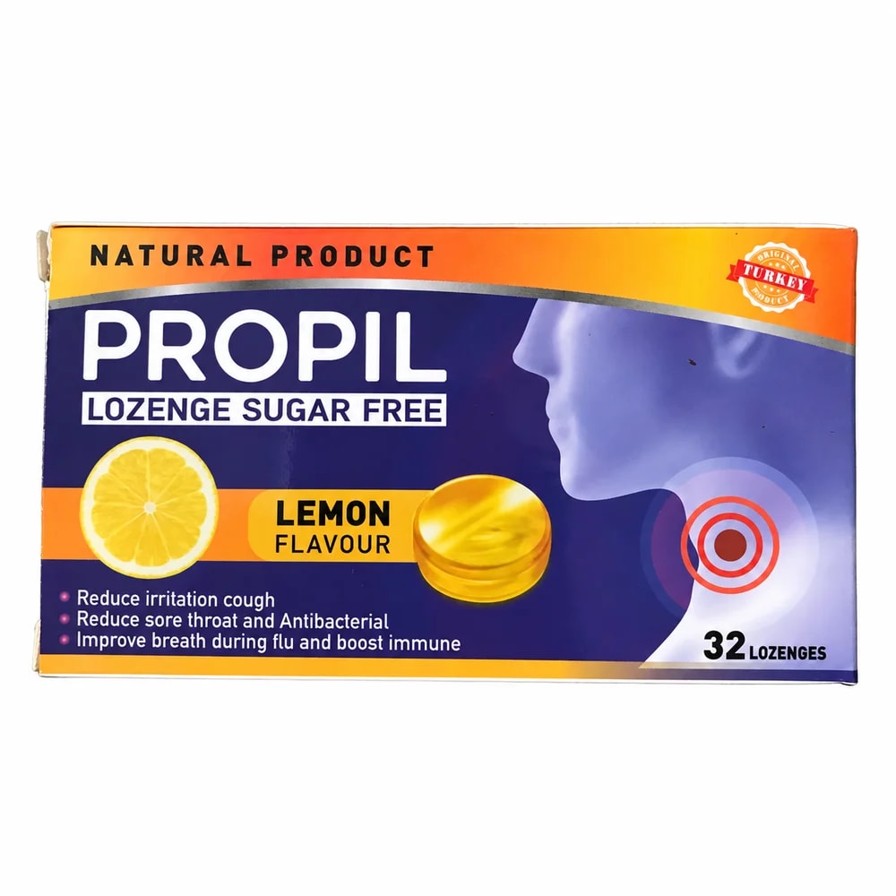 Propil Sugar Free Lozenge Lemon 2.5 g per lozenge - ហ្វាម៉ាសង់តេ