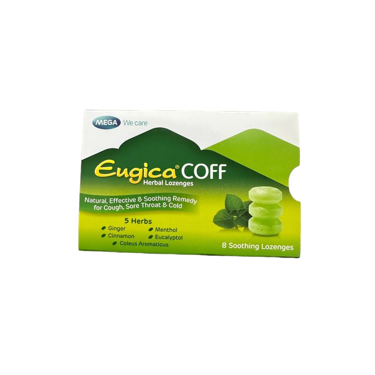 Eugica COFF Herbal Lozenges, 8 Lozenges - α±ααααααΆα αααααΆααααααΉα