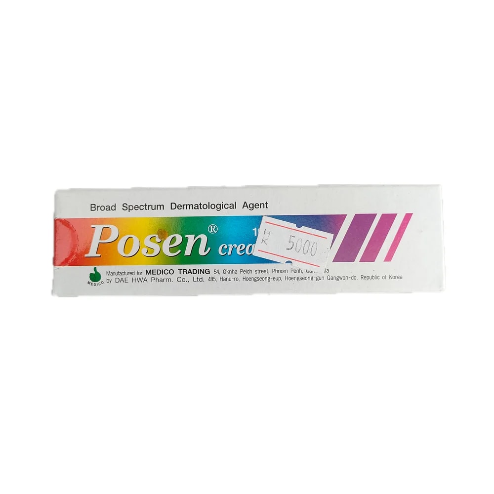 Posen 0.64 mg/g / 10 mg/g / 1 mg/g - Preash Khan Pich I Pharmacy